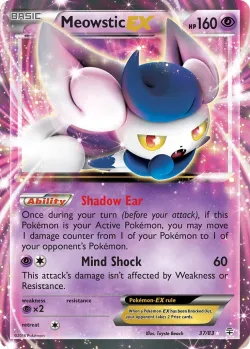 Meowstic-EX #37/83 · Pokémon