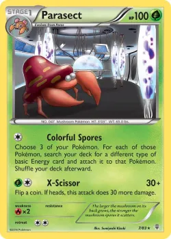 Parasect #7/83 · Pokémon