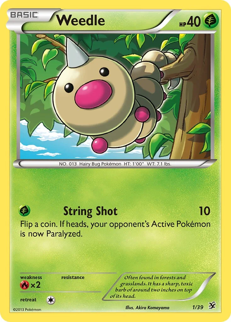 Weedle 「KSS 1/39」「EN」