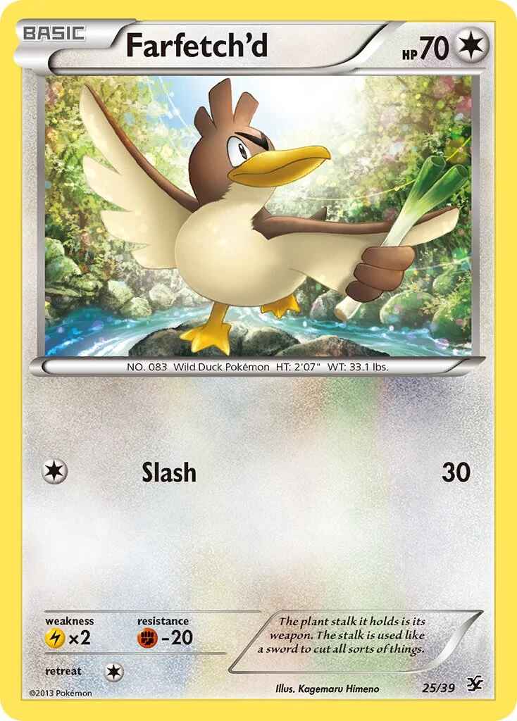 Farfetch'd 「KSS 25/39」「EN」