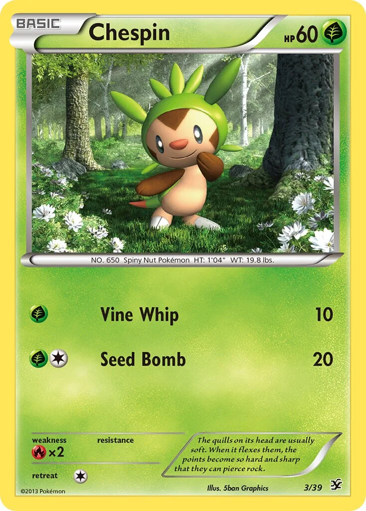 Chespin 「KSS 3/39」「EN」