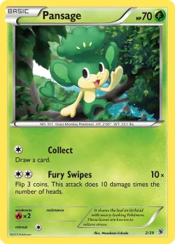 Pansage #2/39 · Pokémon