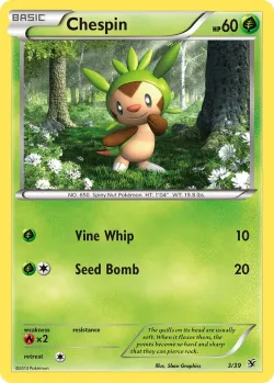 Chespin #3/39 · Pokémon