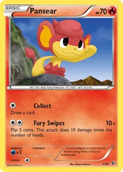 Pansear #7/39 · Pokémon