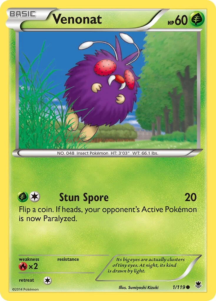 Venonat 「PHF 1/119」「EN」