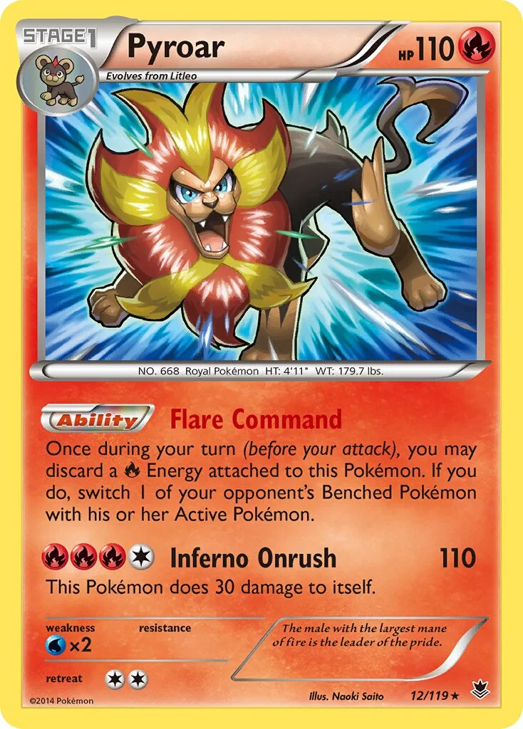 Pyroar 「PHF 12/119」「EN」