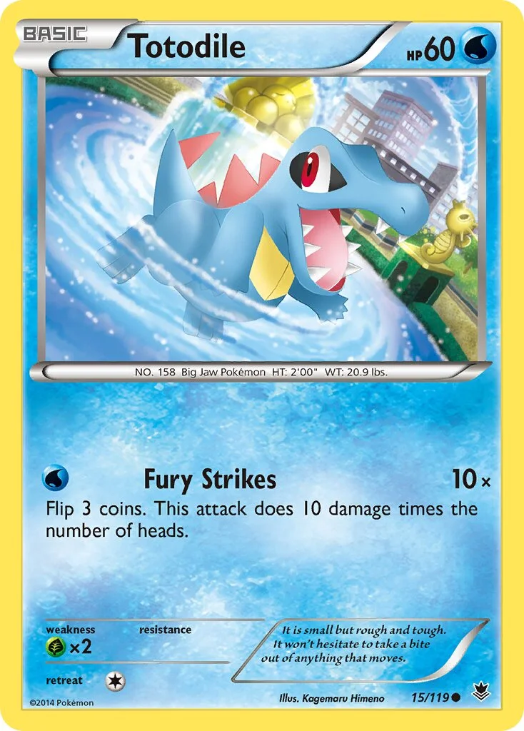 Totodile 「PHF 15/119」「EN」