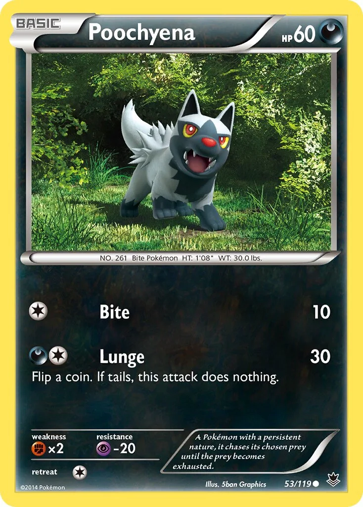 Poochyena 「PHF 53/119」「EN」