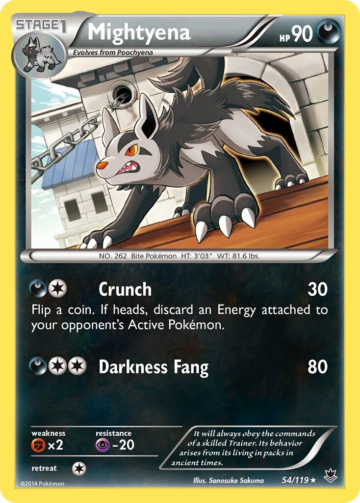 Mightyena 「PHF 54/119」「EN」