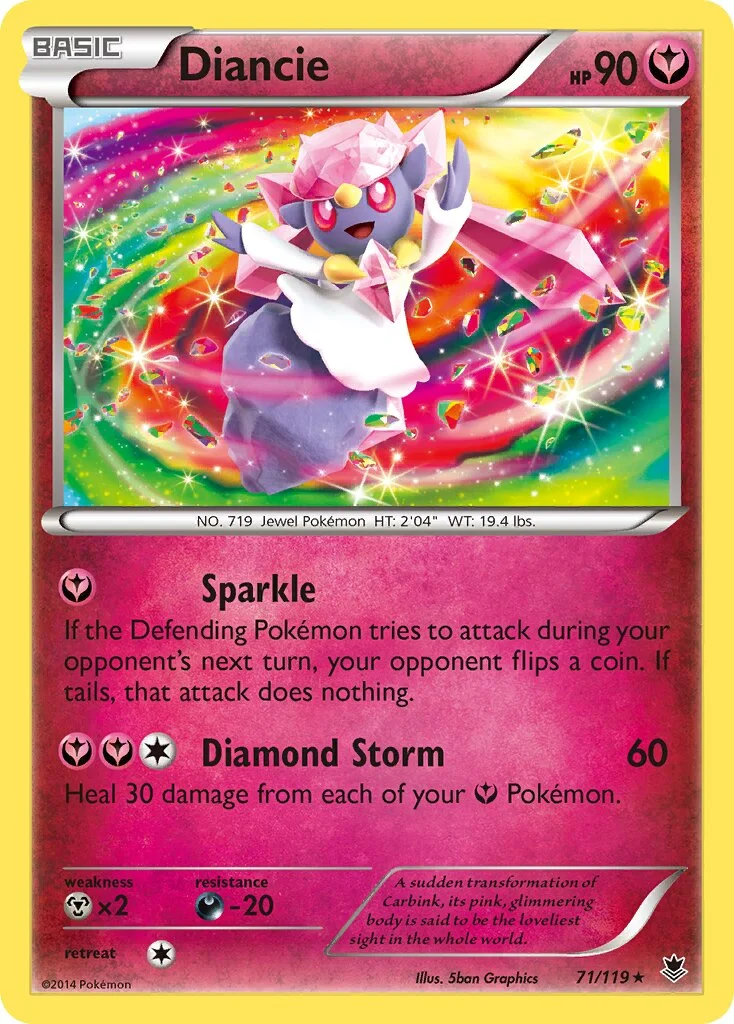 Diancie 「PHF 71/119」「EN」