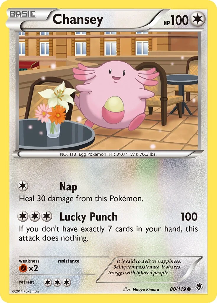 Chansey 「PHF 80/119」「EN」