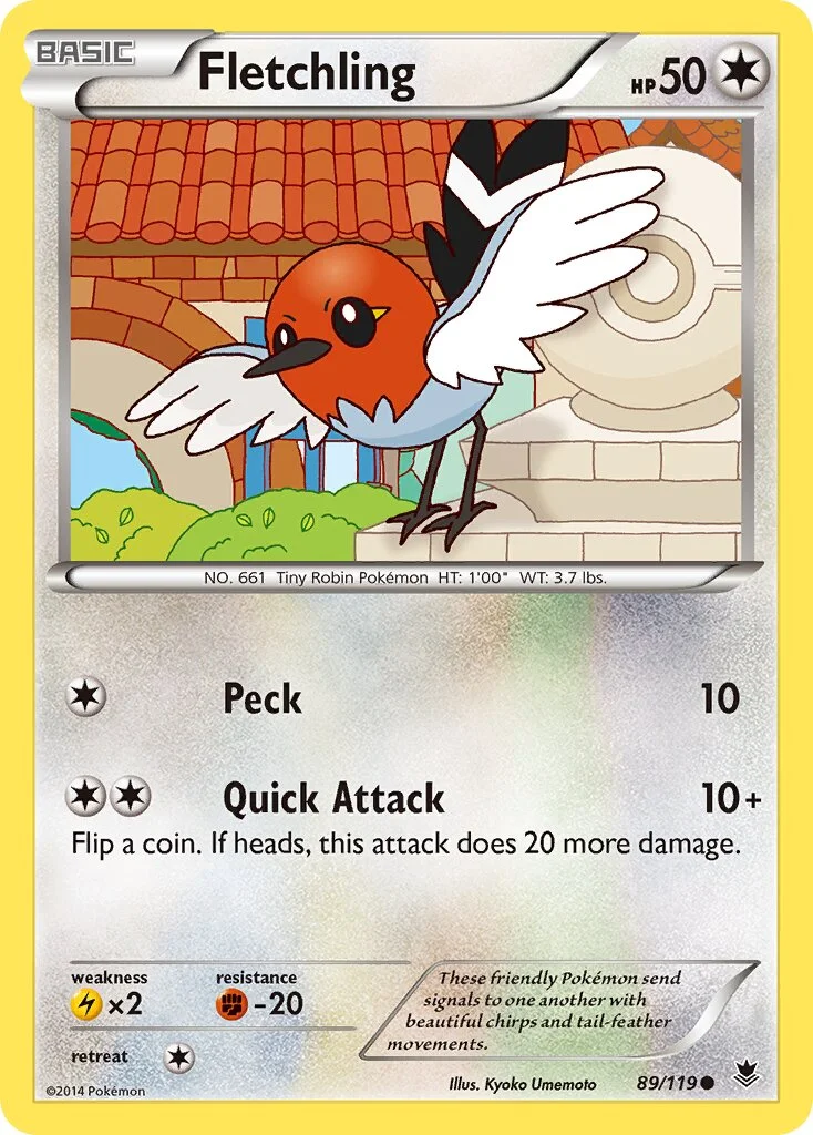 Fletchling 「PHF 89/119」「EN」