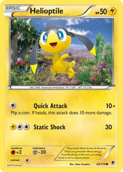 Helioptile #29/119 · Pokémon