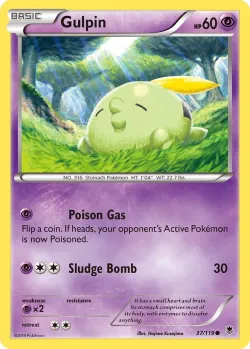Gulpin #37/119 · Pokémon