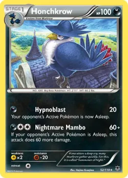 Honchkrow #52/119 · Pokémon