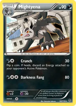 Mightyena #54/119 · Pokémon