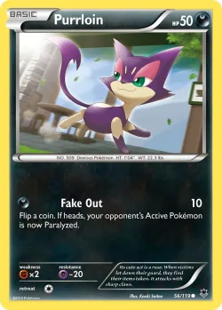 Purrloin #56/119 · Pokémon