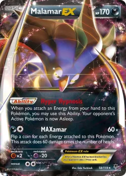 Malamar-EX #58/119 · Pokémon