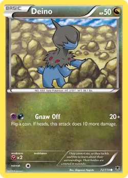Deino #72/119 · Pokémon