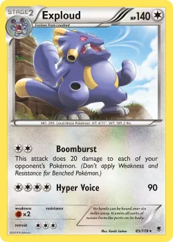Exploud #85/119 · Pokémon