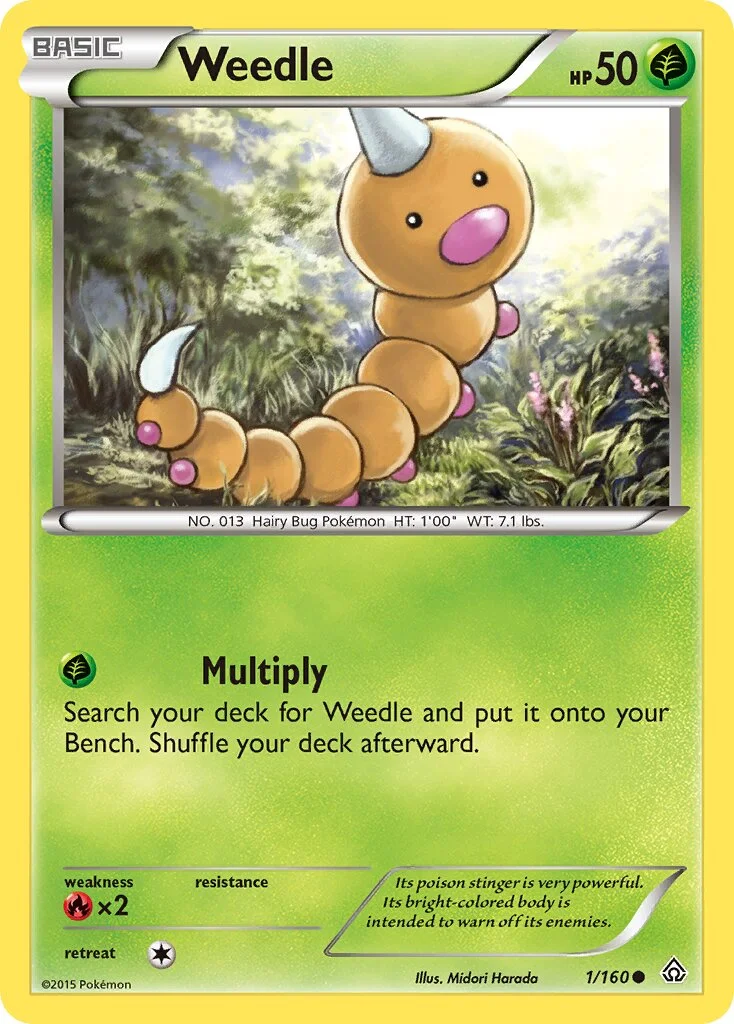 Weedle 「PRC 1/160」「EN」