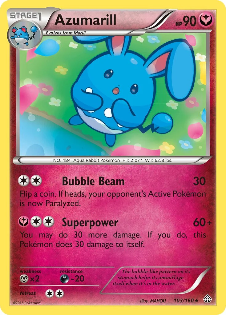 Azumarill 「PRC 103/160」「EN」