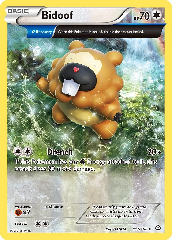 Bidoof 「PRC 117/160」「EN」