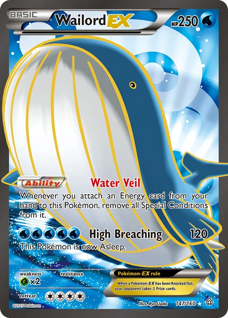 Wailord-EX 「PRC 147/160」「EN」