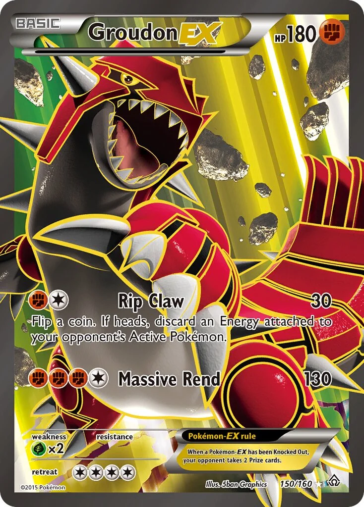 Groudon-EX 「PRC 150/160」「EN」