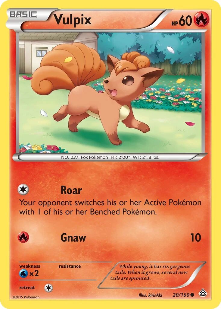Vulpix 「PRC 20/160」「EN」