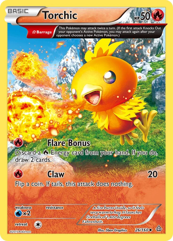 Torchic 「PRC 26/160」「EN」