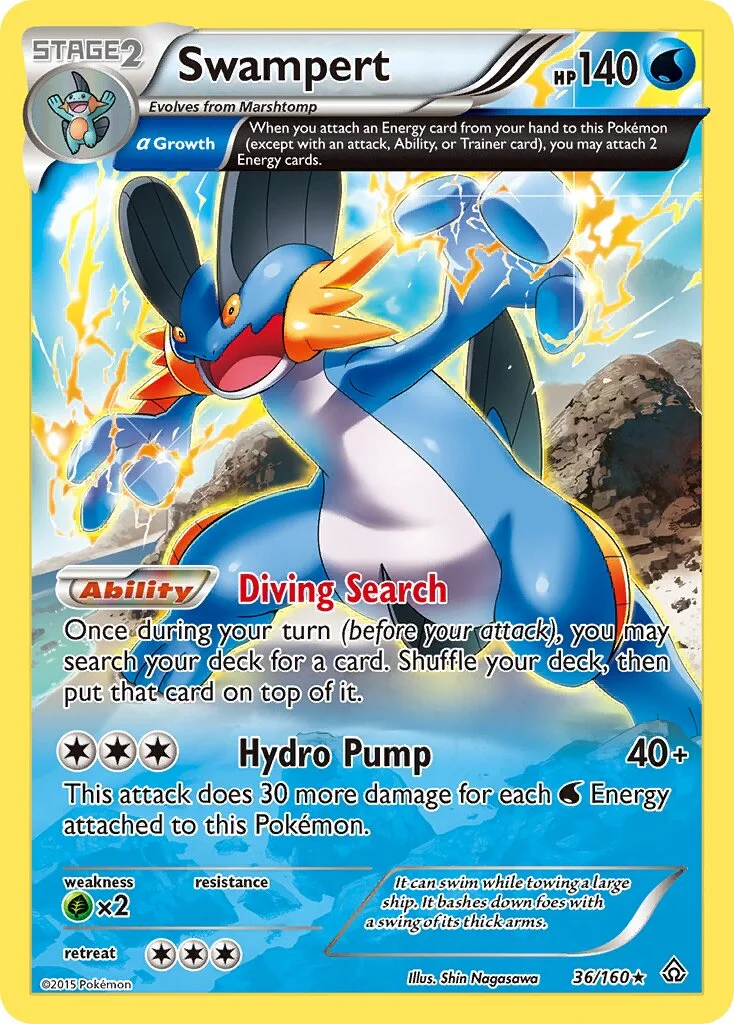 Swampert 「PRC 36/160」「EN」
