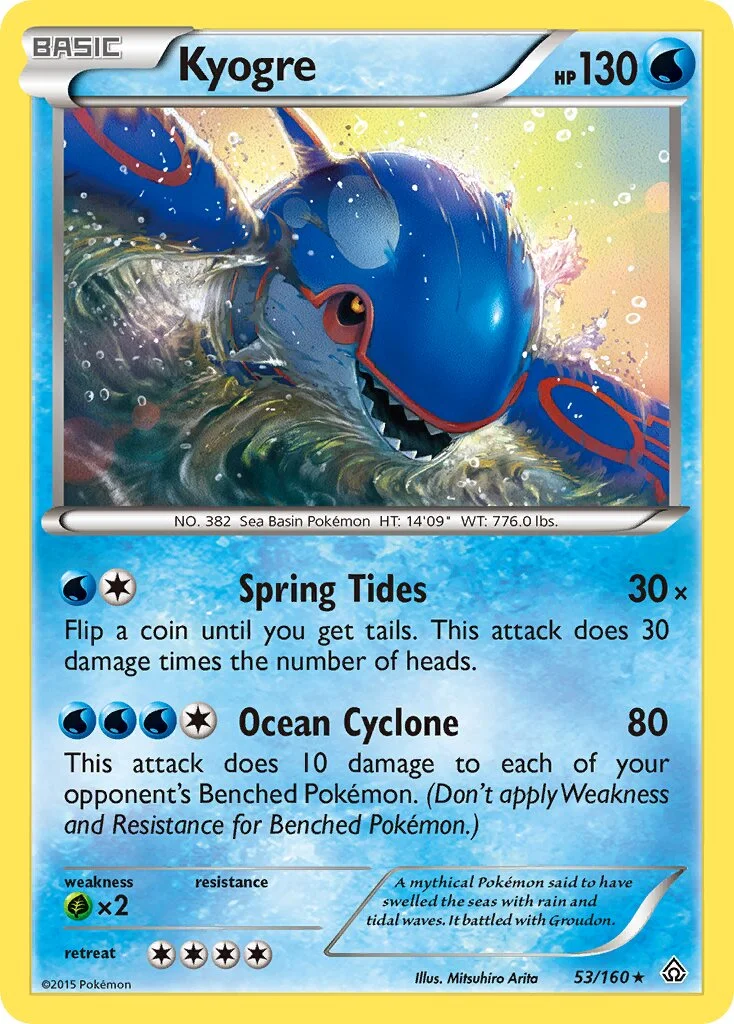 Kyogre 「PRC 53/160」「EN」