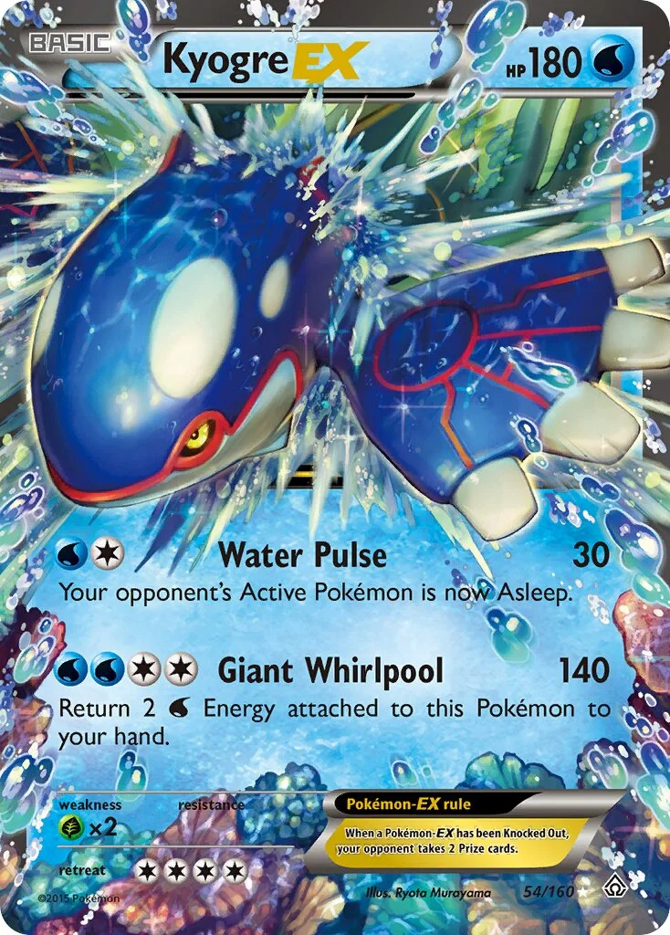 Kyogre-EX 「PRC 54/160」「EN」