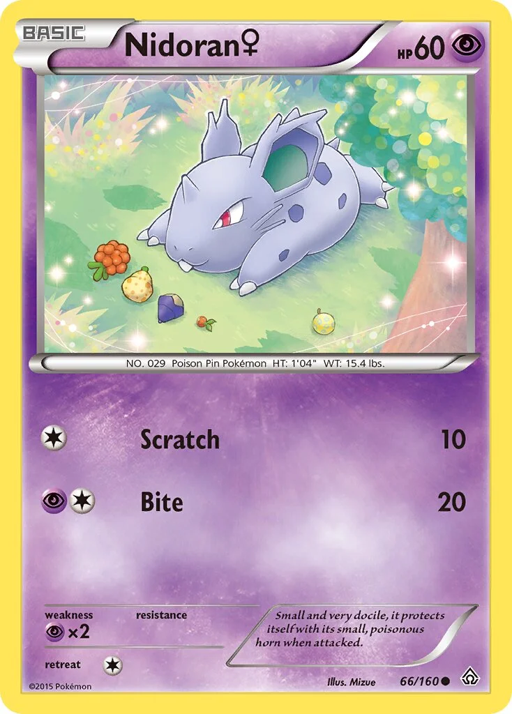 Nidoran ♀ 「PRC 66/160」「EN」