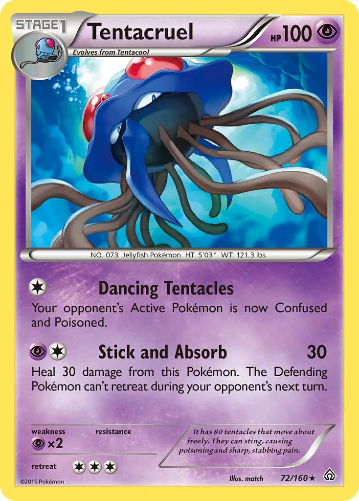 Tentacruel 「PRC 72/160」「EN」