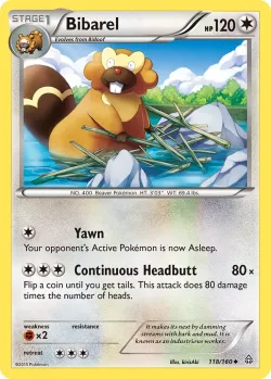 Bibarel #118/160 · Pokémon