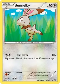 Bunnelby #120/160 · Pokémon