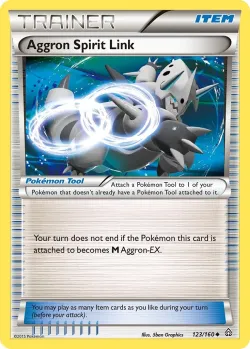 Aggron Spirit Link #123/160 · Pokémon