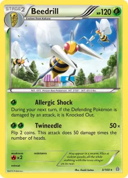 Beedrill #3/160 · Pokémon