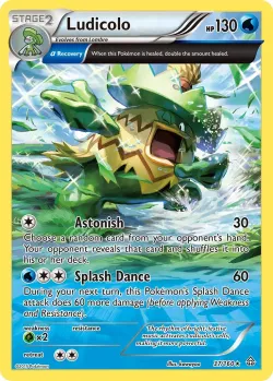Ludicolo #37/160 · Pokémon