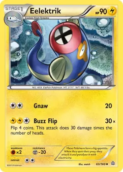 Eelektrik #63/160 · Pokémon