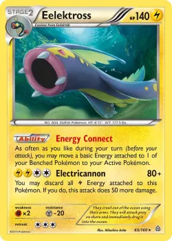 Eelektross #65/160 · Pokémon