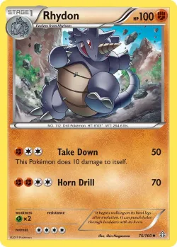 Rhydon #75/160 · Pokémon