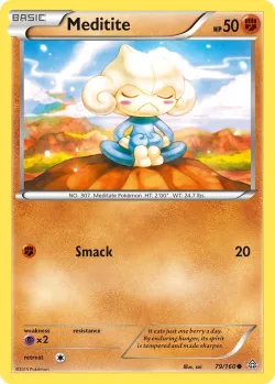 Meditite #79/160 · Pokémon