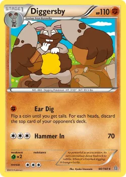 Diggersby #90/160 · Pokémon