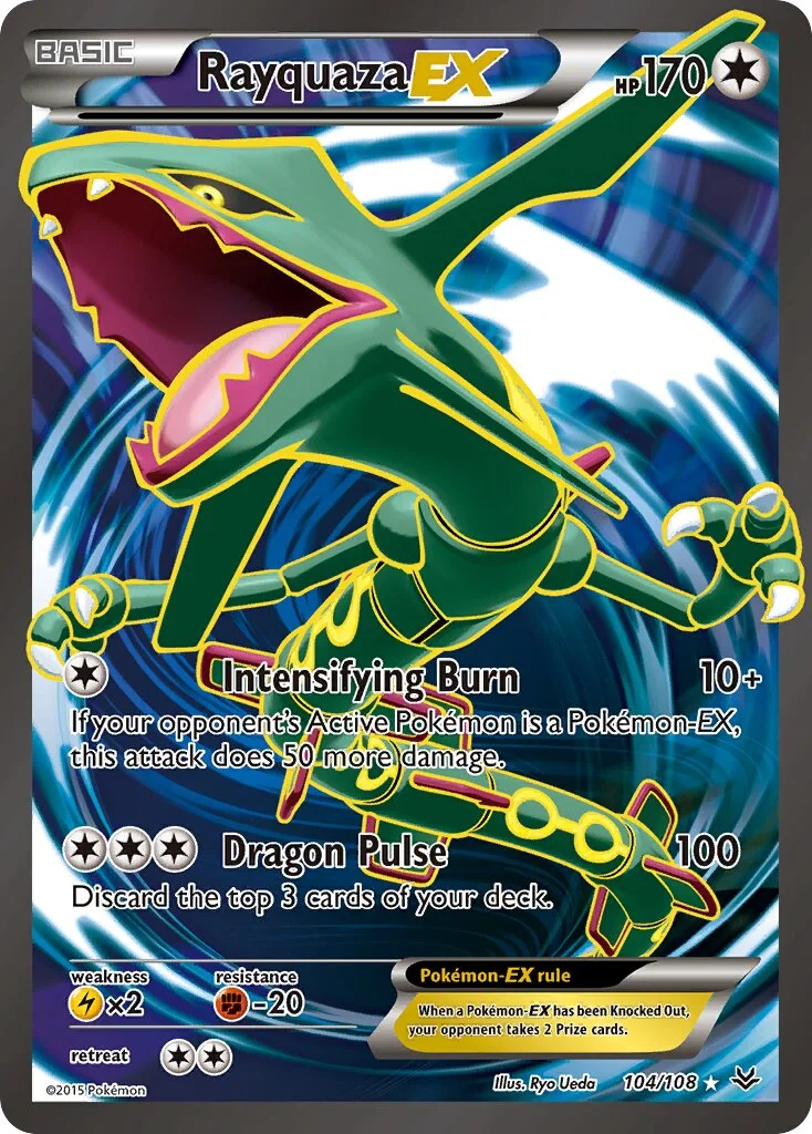 Rayquaza-EX 「ROS 104/108」「EN」