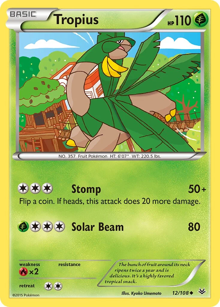 Tropius 「ROS 12/108」「EN」