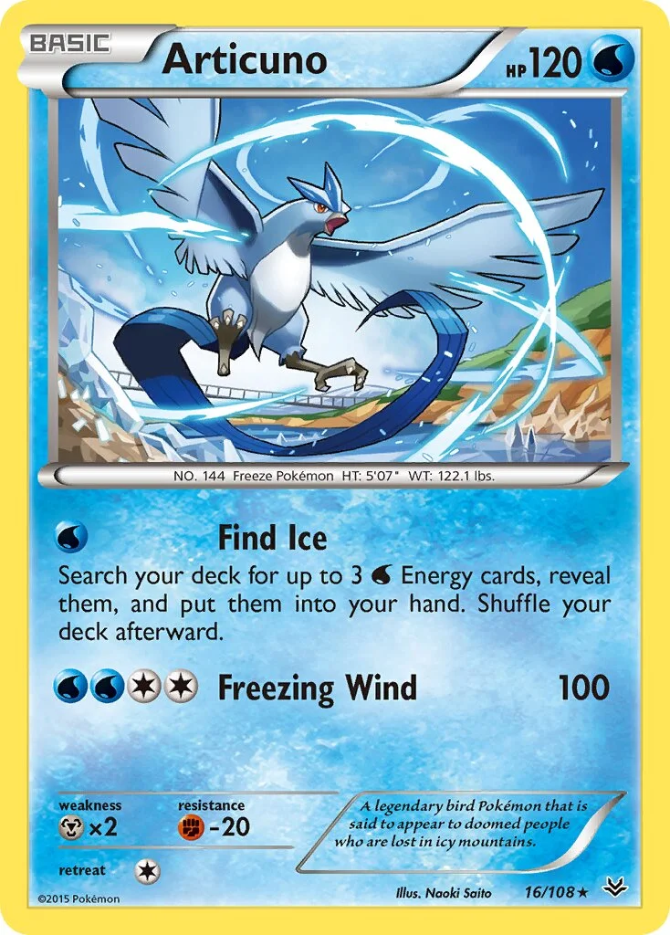 Articuno 「ROS 16/108」「EN」