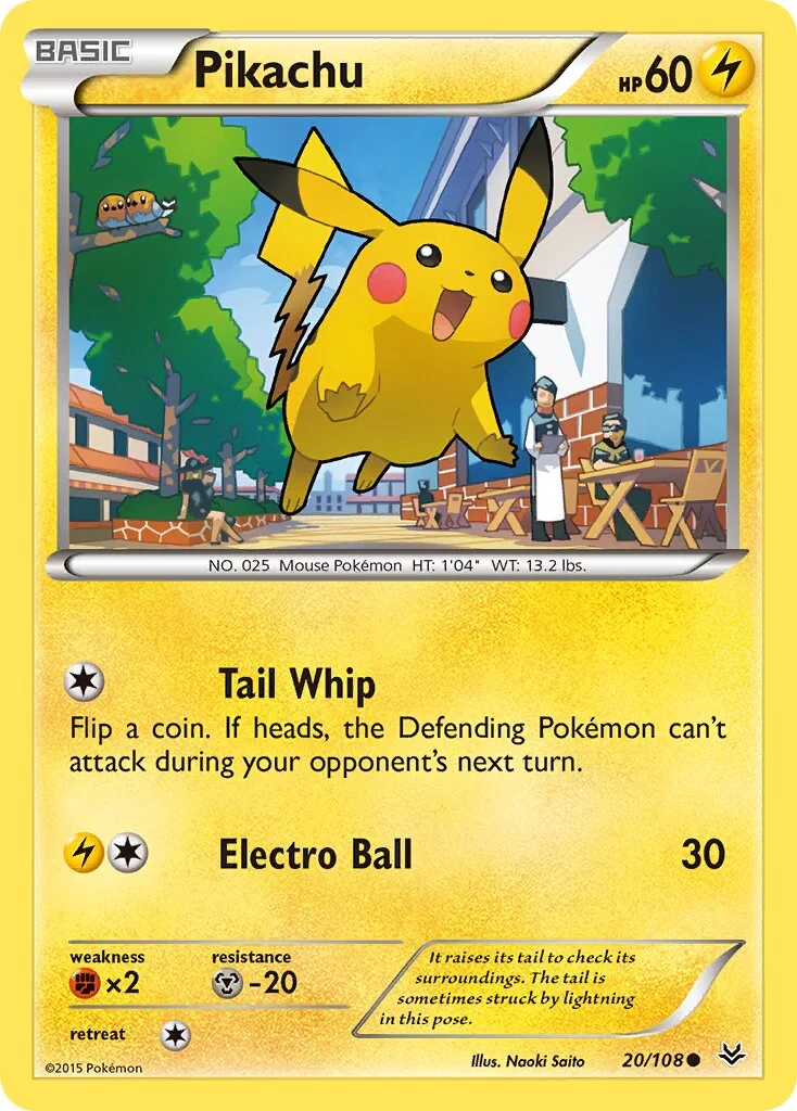 Pikachu 「ROS 20/108」「EN」